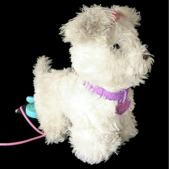 Hasbro FurReal Friends GoGo My Walking Pup Yorkie Dog with Leash 12" x 12" - Picture 5 of 8